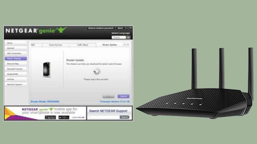 Netgear router firmware update