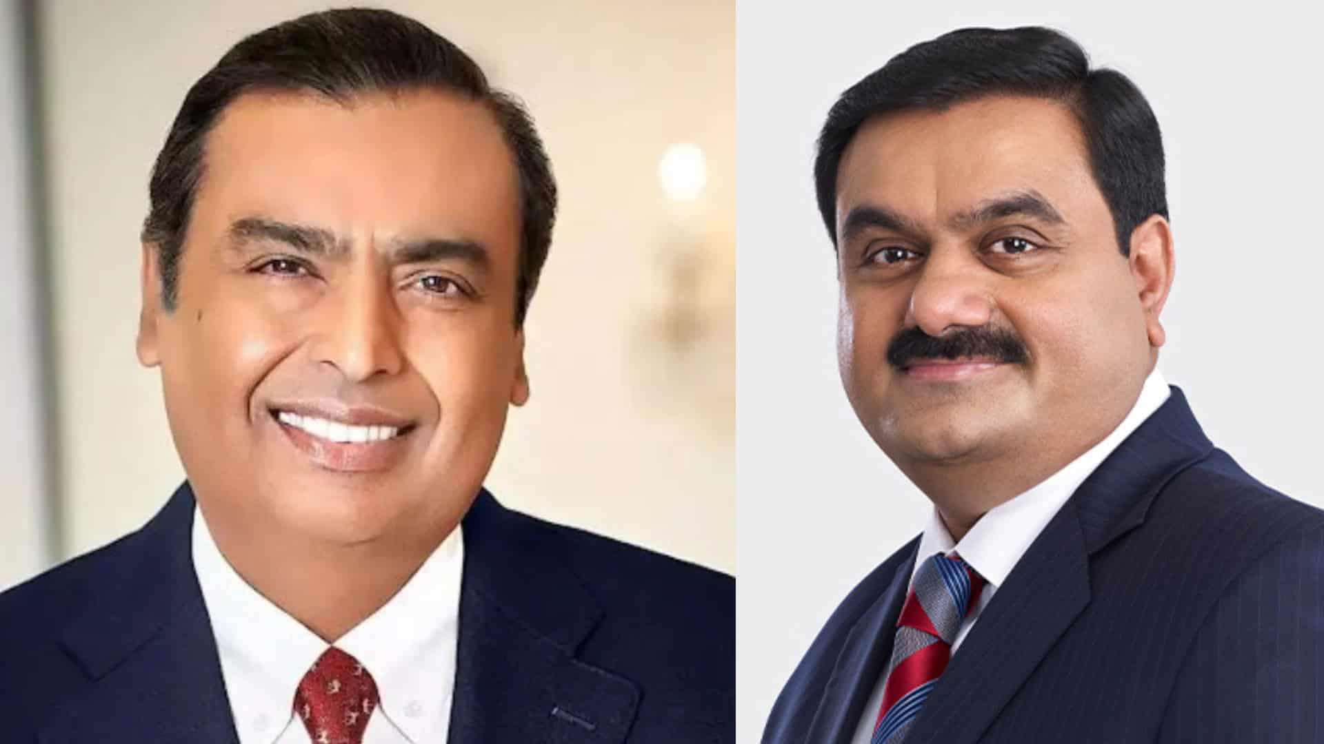 Ambani and adani net worth